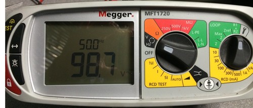 Calibration megger mft1720 - calibration, of